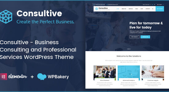 Consultive - Tư vấn kinh doanh và dịch vụ chuyên nghiệp WordPress Theme