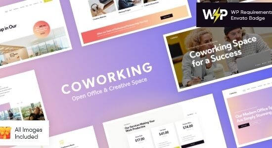 Coworking - Open Office & Creative Space WordPress Theme