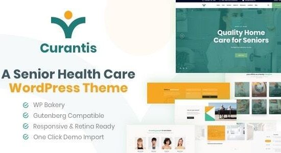 Curantis - Chăm sóc y tế và điều dưỡng WordPress