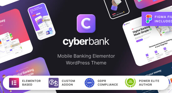 Cyberbank - Chủ đề WordPress về Kinh doanh và Tài chính