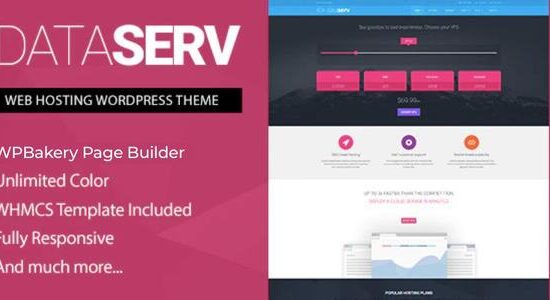 Dataserv - Chủ đề WordPress lưu trữ chuyên nghiệp