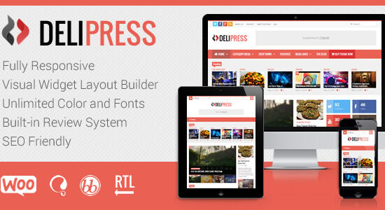 DeliPress - Chủ đề WordPress cho tạp chí và đánh giá