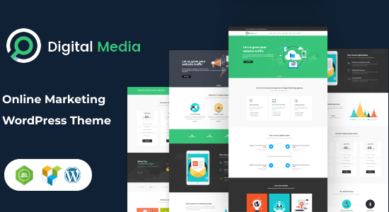 Digital Media - Chủ đề WordPress Tiếp thị Trực tuyến