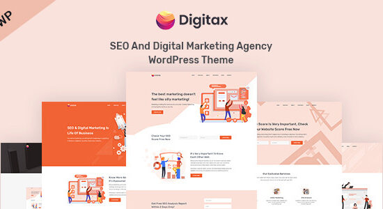 Digitax - Chủ đề WordPress cho Cơ quan tiếp thị kỹ thuật số & SEO