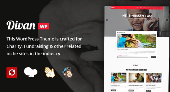 Divan - Chủ đề WordPress từ thiện, quyên góp và gây quỹ