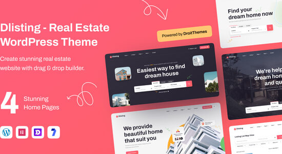 Dlisting - Chủ đề WordPress về bất động sản
