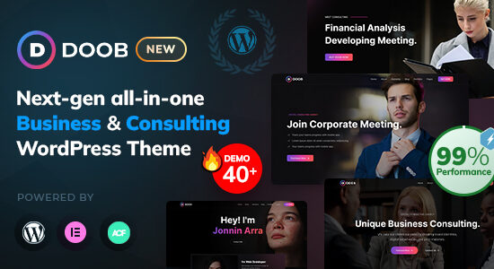 Doob - Chủ đề WordPress về Kinh doanh & Tư vấn