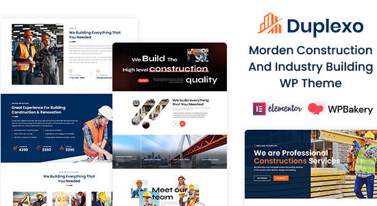 Duplexo – Theme WordPress về cải tạo xây dựng + RTL