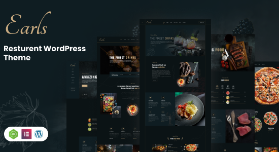 Earls - Chủ đề WordPress nhà hàng