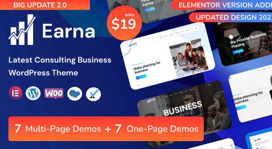 Earna - Tư vấn kinh doanh WordPress