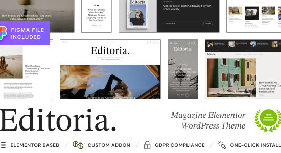 Editoria - Chủ đề WordPress cho báo và tạp chí