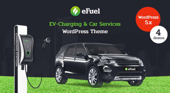 Efuel - Chủ đề WordPress cho thuê xe điện và sạc xe điện