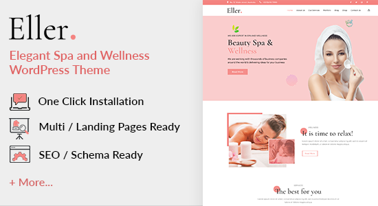 Eller - Chủ đề WordPress Spa & Sức khỏe thanh lịch