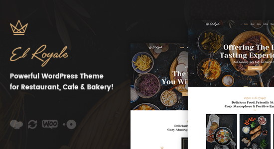 Elroyale - Chủ đề WordPress Nhà hàng & Quán cà phê