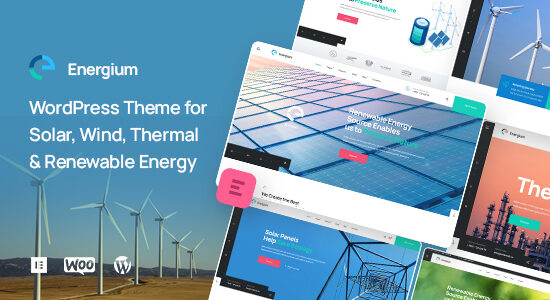 Energium | Chủ đề WordPress về năng lượng thay thế và tái tạo