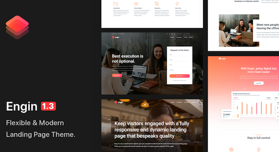 Engin - Chủ đề WordPress trang đích đa năng