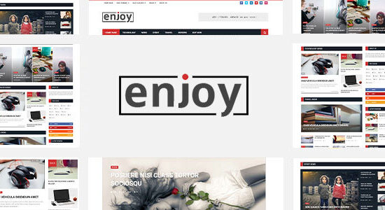 Enjoy - Chủ đề tạp chí và blog WordPress