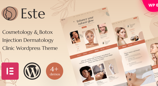 Este - Chủ đề WordPress cho Phòng khám Da liễu và Thẩm mỹ Tiêm Botox