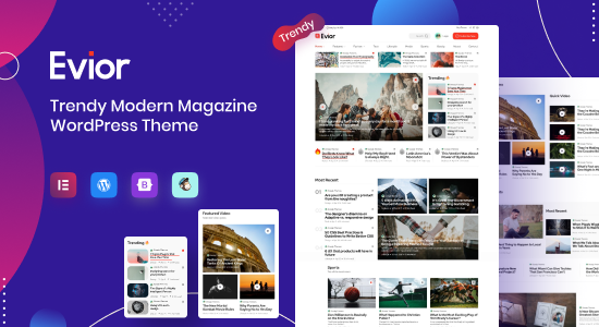 Evior - Chủ đề WordPress tạp chí hiện đại