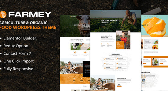 Farmey - Chủ đề WordPress về Nông nghiệp