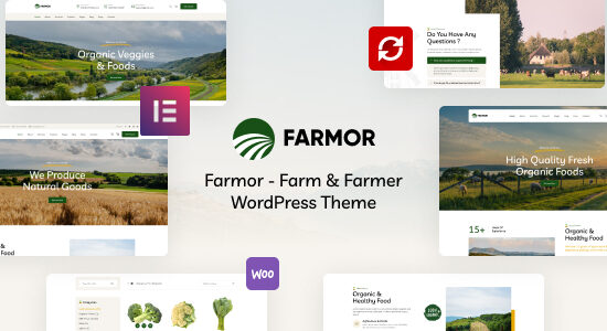 Farmor - Chủ đề WordPress về trang trại và nông dân