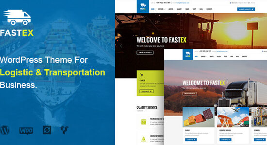 FastEx - Chủ đề WordPress hậu cần