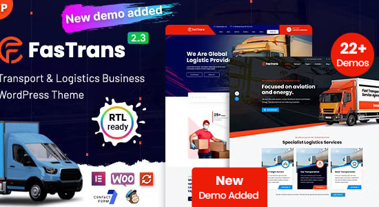 Fastrans - Chủ đề WordPress về hậu cần