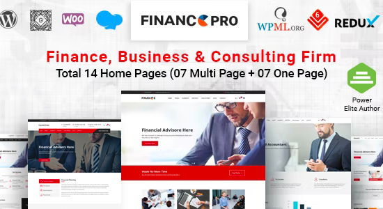 Finance Pro - Chủ đề WordPress về Kinh doanh & Tư vấn