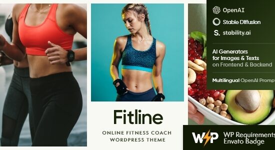 FitLine — Chủ đề WordPress dành cho Huấn luyện viên cá nhân