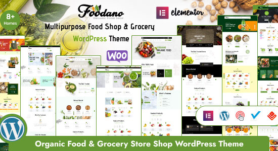 Foodano - Chủ đề WordPress cho cửa hàng thực phẩm và chợ