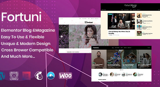 Fortuni - Chủ đề blog và tạp chí WordPress