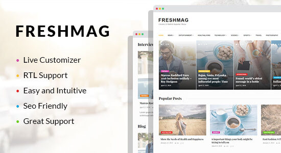 Freshmag - Chủ đề tạp chí WordPress sạch sẽ