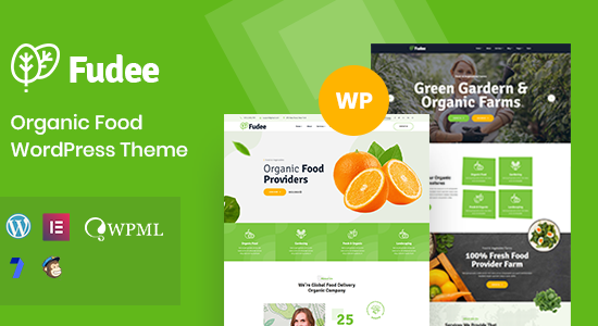 Fudee - Chủ đề WordPress về thực phẩm hữu cơ