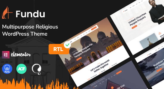 Fundu - Chủ đề WordPress tôn giáo + RTL
