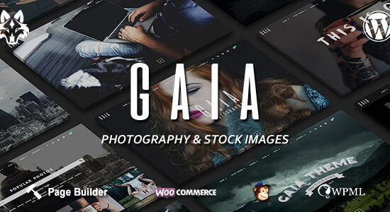 Gaïa - Chủ đề WordPress về Nhiếp ảnh và Hình ảnh Chứng khoán