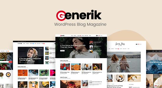 Generik - Chủ đề tạp chí blog WordPress đa năng