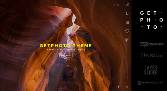 GetPhoto - Chủ đề WordPress về Nhiếp ảnh & Danh mục đầu tư