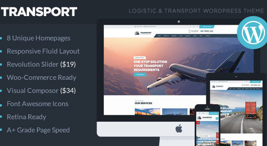 Giao thông - Chủ đề WordPress về hậu cần