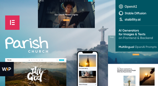 Giáo xứ - Chủ đề WordPress Nhà thờ, Tôn giáo & Từ thiện