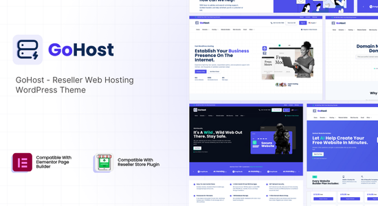 GoHost - Chủ đề WordPress cho dịch vụ lưu trữ web đại lý