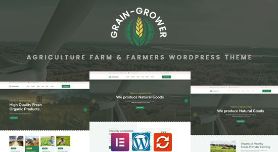 Graingrower – Chủ đề WordPress về Nông nghiệp Nông trại