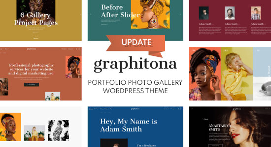 Graphitona - Chủ đề WordPress Thư viện ảnh danh mục đầu tư