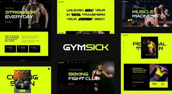 Gymsick - Chủ đề WordPress về thể dục và phòng tập thể dục