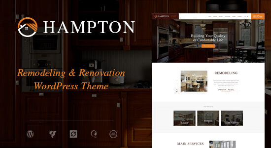 Hampton | Chủ đề WordPress Thiết kế và Cải tạo Nhà