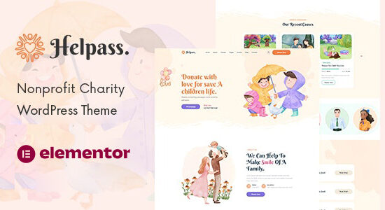 Helpass - Chủ đề WordPress từ thiện