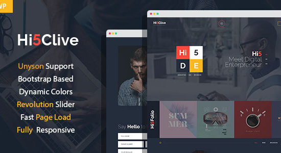 Hi5Clive - Chủ đề WordPress dành cho doanh nhân tiếp thị kỹ thuật số