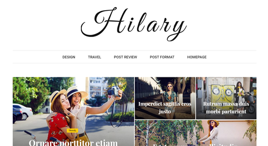 Hilary - Chủ đề WordPress cho tạp chí và blog