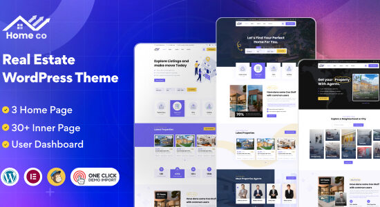 Homeco - Chủ đề bất động sản WordPress