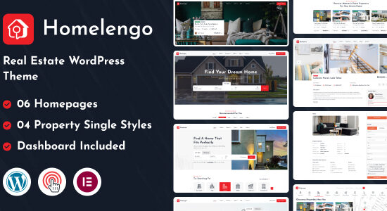 Homelengo - Chủ đề WordPress về bất động sản