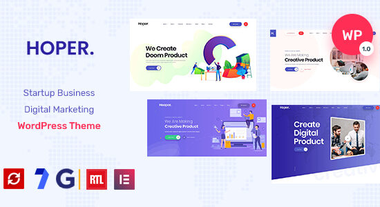Hoper - Chủ đề WordPress Tiếp thị Kỹ thuật số
